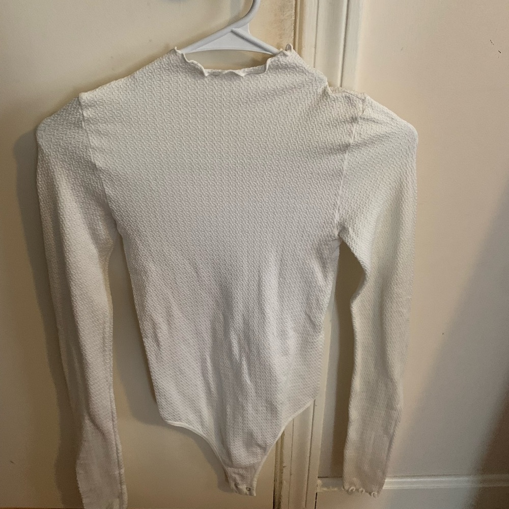 Free People Make It A Mock Neck Seamless Bodysuit, size XS